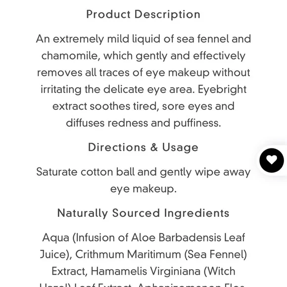 Gabriel Gentle Eye Makeup Remover ✨ Sensitive Skin Clean Beauty - Picture 2 of 6